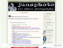 Tablet Screenshot of junsphoto.wordpress.com