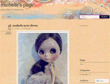 Tablet Screenshot of michellekhood.wordpress.com