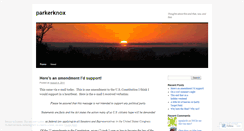 Desktop Screenshot of parkerknox.wordpress.com