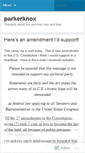 Mobile Screenshot of parkerknox.wordpress.com