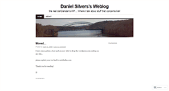 Desktop Screenshot of danielsilvers.wordpress.com