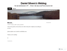 Tablet Screenshot of danielsilvers.wordpress.com