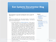 Tablet Screenshot of eondocumentor.wordpress.com