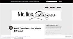 Desktop Screenshot of nicrocdesigns.wordpress.com