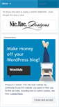 Mobile Screenshot of nicrocdesigns.wordpress.com