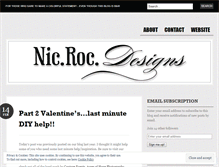 Tablet Screenshot of nicrocdesigns.wordpress.com