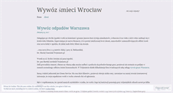 Desktop Screenshot of ewywozgruzu5.wordpress.com