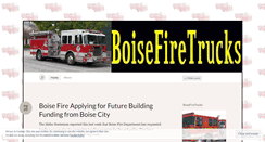 Desktop Screenshot of boisefiretrucks.wordpress.com