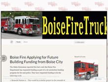 Tablet Screenshot of boisefiretrucks.wordpress.com