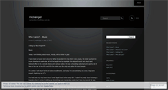 Desktop Screenshot of mickanger.wordpress.com
