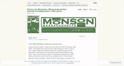 Desktop Screenshot of monson250.wordpress.com