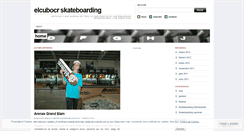 Desktop Screenshot of elcubocrskateboarding.wordpress.com