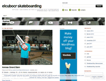 Tablet Screenshot of elcubocrskateboarding.wordpress.com