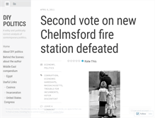 Tablet Screenshot of diypolitics.wordpress.com