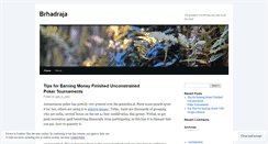 Desktop Screenshot of brhadraja.wordpress.com