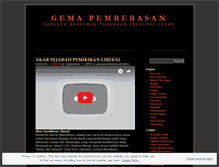 Tablet Screenshot of gemapembebasankaltim.wordpress.com