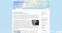 Desktop Screenshot of healfrompetloss.wordpress.com