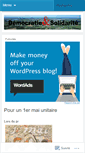 Mobile Screenshot of democratieetsolidarite.wordpress.com
