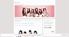 Desktop Screenshot of idollove.wordpress.com