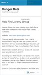 Mobile Screenshot of dangerdata.wordpress.com