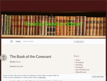 Tablet Screenshot of exodussundayschool.wordpress.com