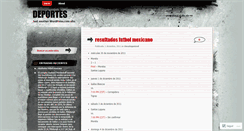 Desktop Screenshot of dep0rtes.wordpress.com