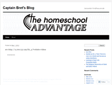 Tablet Screenshot of captainbretsblog.wordpress.com