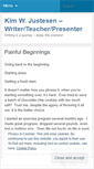 Mobile Screenshot of kwjwrites.wordpress.com