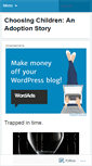 Mobile Screenshot of choosingchildren.wordpress.com