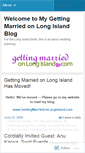 Mobile Screenshot of gettingmarriedonlongisland.wordpress.com