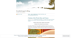 Desktop Screenshot of foodieforager.wordpress.com