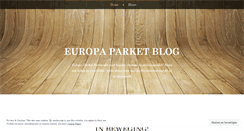 Desktop Screenshot of europaparket.wordpress.com