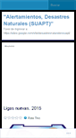 Mobile Screenshot of alertamientodesastresnaturales.wordpress.com