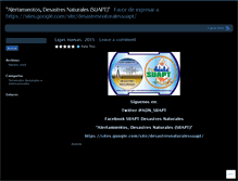 Tablet Screenshot of alertamientodesastresnaturales.wordpress.com