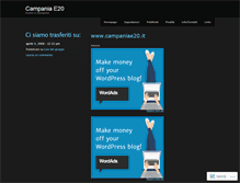 Tablet Screenshot of campaniae20.wordpress.com