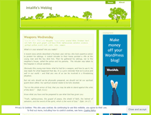 Tablet Screenshot of intalife.wordpress.com