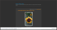 Desktop Screenshot of emptywhiskyglass.wordpress.com