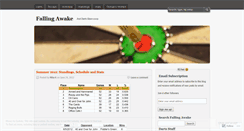 Desktop Screenshot of fallingawake.wordpress.com