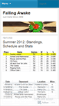 Mobile Screenshot of fallingawake.wordpress.com