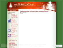 Tablet Screenshot of neilmckenty.wordpress.com