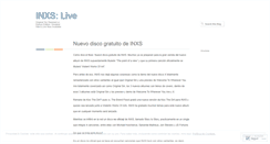 Desktop Screenshot of inxslive.wordpress.com