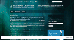 Desktop Screenshot of inthatdarklittlecorner.wordpress.com