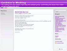 Tablet Screenshot of cathkinhigh.wordpress.com