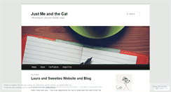 Desktop Screenshot of justmeandthecat.wordpress.com