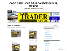 Tablet Screenshot of cabotraderautos.wordpress.com