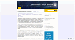 Desktop Screenshot of confidenceguy.wordpress.com