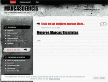 Tablet Screenshot of marcasdebicis.wordpress.com