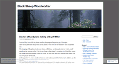 Desktop Screenshot of blacksheepwoodworker.wordpress.com