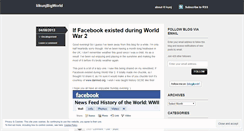 Desktop Screenshot of lilkunjbigworld.wordpress.com