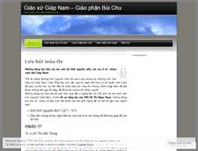 Tablet Screenshot of giapnam.wordpress.com